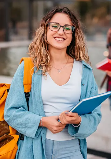 young college student