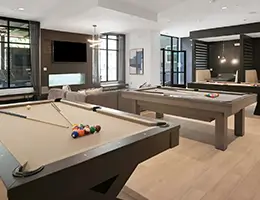 resident lounge featuring a pool table