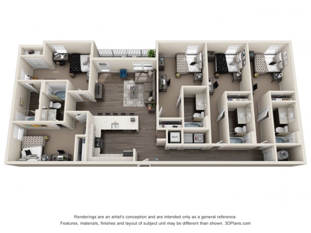 5x5 - Juniper Floor plan